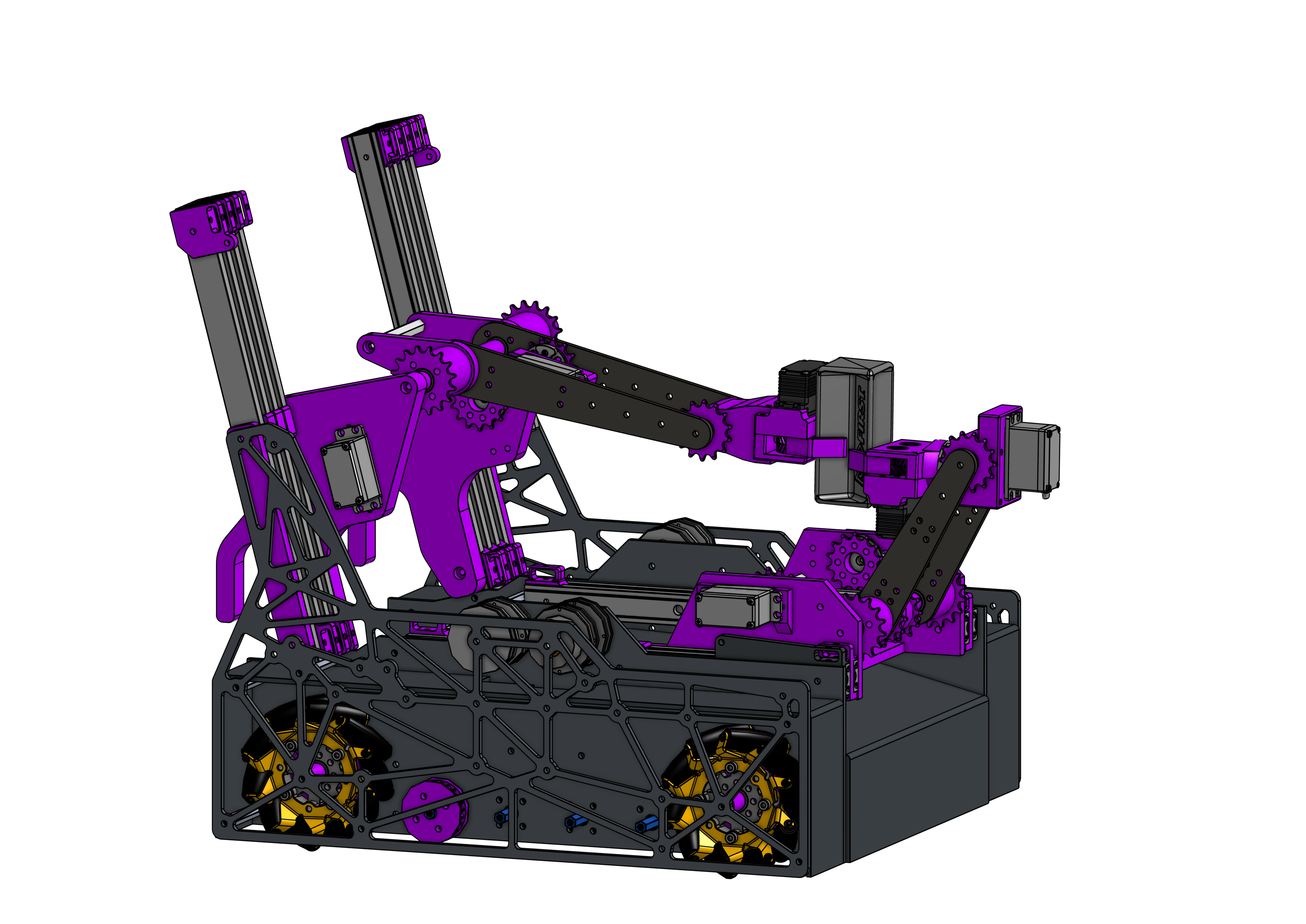 Render CAD al robotului ViCyber 2024-2025